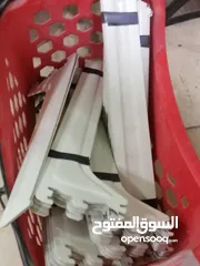  4 رفوف سوبر ماركت حديد لون ابيض للبيع