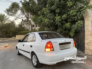  4 هونداي اكسنت 2006 بوضعيه اوتماتك  ممتازة جداً ترخيص وتأمين جديد الله يبارك لصاحب النصيب