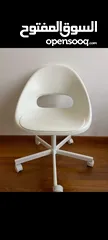  1 IKEA white desk chair