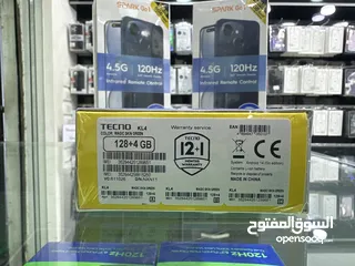  6 Tecno spark go1   ‎سعة التخزين الداخلية (128GB)