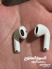  7 أختار الأصلي وريح راسك النسخة الأحدث والأقوى  بطارية تصل إلى 5ساعات من الأستخدام Apple AirPods 4 AN