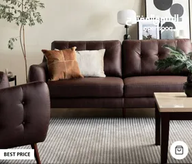  1 Leather sofa