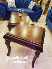 19 طاولات لغرف الضيوف خشب زان