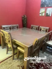  1 اثاث سفرة للبيع بحالة جيدة جدا