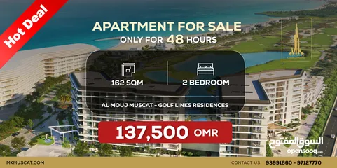  1 Golden Opportunity – Exclusive Offer for 48 Hours Only ا Apartment for seal ا 3 years installments