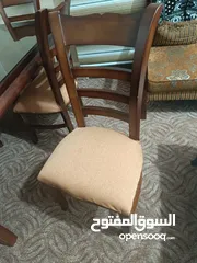  13 للبيع طاولة سفرة فخمة جداً مع 6 كراسي – استعمال خفيف جداً