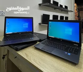  5 لابتوب HP ZBOOK، كارت شاشة خارجي للإلعاب، كور i5، رام 8 كيكا، SSD 256، شاشة 15.6 مع سيت هدايا