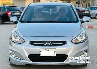  2 اكسنت 2017 متور 1600 بنزين 4 غيار دهان شركه