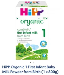  1 HiPP Organic First Infant Milk 1