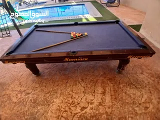  4 طاولة بلياردوا  للبيع  نظيفه