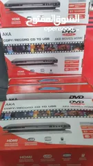  5 جهاز dvd يعمل على جميع انواع شاشات التلفزيون نظام HD ومدخل usb