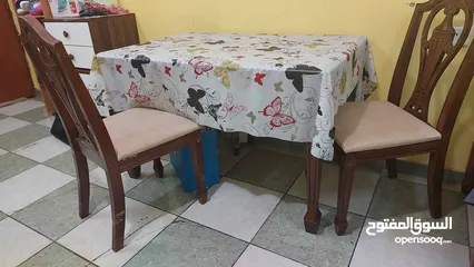  1 Dinning Table with 3 chairs