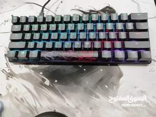  1 keyboard Hyperx alloy origins 60% red switch