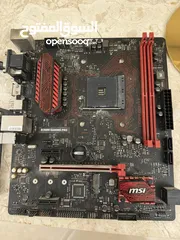  1 Msi B350m pro gaming motherboard