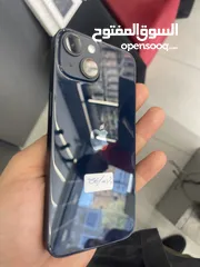  3 Iphone 14 256gb used 91% / ايفون 14 مستخدم  لون اسود بحالة الجديد 91٪؜