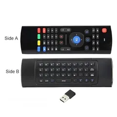  4 2.4G Air Mouse Android Box Wireless Remote Control Keyboard MX3 PC ريموت سمارت مع كيبورد