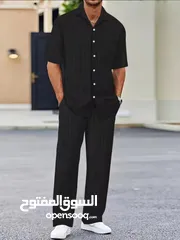  7 طقم الرجالي الصيفي بالخامه المبزره المرتبه    قياسات XL-XXL-XXXL