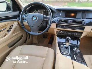  12 BMW 5 Series 2015, GCC Specs, Top Option, Single Owner, Accident free