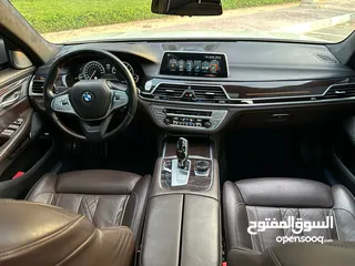  18 بي ام دبليو 750LI ابيض 2016 خليجي BMW 750LI White GCC 2016