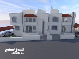  15 بيت شبه فيلا متلاصقه للبيع