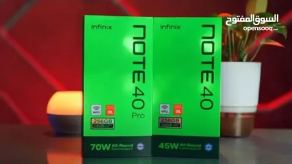  1 انفينيكس NOTE 40 pro جديد كفالة الوكيل الرسمي في الأردن بسعر مميز