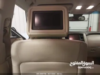  10 Infiniti QX80 Model 2014 Color is White interior Color is beige That’s USA used Cars