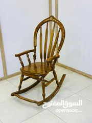  2 كرسي هزاز خشب صاج