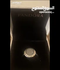  7 PANDORA Jewelry Logo Cubic Zirconia Ring in SIZE 52 Sterling Silver 925