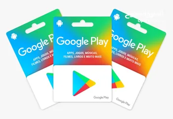  1 بطاقة غوغل بلاي من 5$ الي 100$
