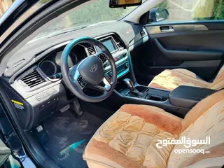  8 هيونداي سوناتا 2018 7جيد بحال الشركه ممشى قليل  استخدام شخصي مرفق ورقة الفحص