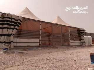  1 تفصيل بيوت شعر وفرش تراثي ومضلات خارجيه مختصون بتفصيل مشب نار