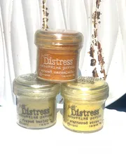  3 Distress embossing Powderَ للفنون اليدوية