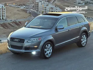  1 جيب اودي Q7 2007  كوارتر فل اوبشن كامل بانوراما اعلى صنف فحص كامل بحالة الوكالة