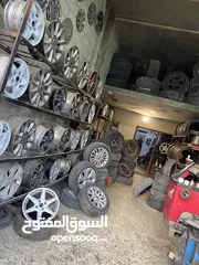  7 محل كوشوك وجنطات للبيع مجهز بالكامل