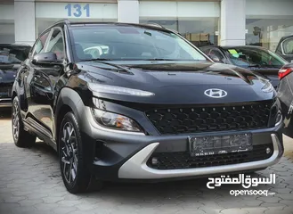  1 هونداي كونا هايبرد اعلى صنف  موديل 2022 وارد وكفالة الشركة او بدفعه 3500 دينار