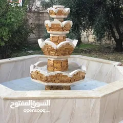  29 نوافير وشلالات مصنعوعه من ألاسمنت والحديد بأسعار و أشكال وأنواع مختلفة تناسب  الجميع  للتواصل واتساب