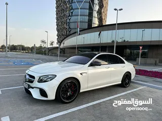  1 للبيع مرسيدس E63 s AMG اصلي وكالة خليجي موديل 2019 الموتر بحااالة الوكالة  (ست 6 فصوووص)