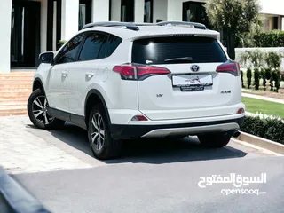  6 AED 1,100 PM  TOYOTA RAV4  2.5L V4  VX  2017  GCC  0% DOWNPAYMENT