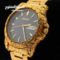  1 Seiko Gold Nugget Overlay wacth for sale.