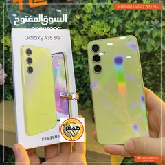  3 مستعمل اخو الجديد Samsung A35 5G رام 16 جيجا 256 أغراضة والكرتونه الأصلية متوفر توصيل أغراضة الأصلية