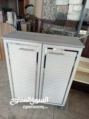  2 خزانة احذيه فخمه مذهب