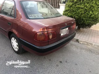  10 تويوتا كوروللا اوتوماتيك اصلي  موديل 2000