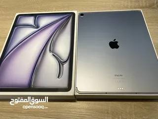  2 IPad Air 6 m2 13 inch 256gb  جديد open box  جميع محتوياته الاصلية