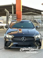  7 مرسيدس E350 2021 فل اضافات اعلى صنف بانوراما وارد المانيا لون فيراني مميزة