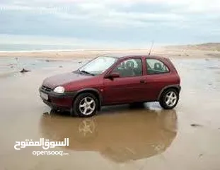 1 اوبل كورسا للبيع بسعر 1500بدها ترخيص