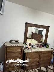  1 غرفه نوم خشب زان مستعمل بحالة جيدة جدا للبيع