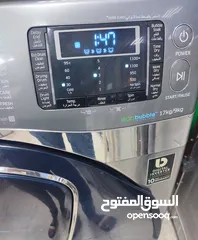  2 Samsung Full dry washing machine 17/9 kgs