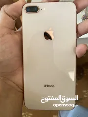  8 ايفون 8 بلس للبيع التلفون ولا خدش