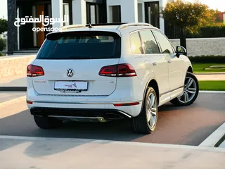  5 AED 1,380 PM  VOLKSWAGEN TOUAREG 3.6L V6  GCC MINT CONDITION  0% DOWNPAYMENT