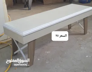  15 طاولات وسط خشب 18م الون حسب الطلب مكون من ثلاث قطع تفصيل حسب الطلب والمقاس